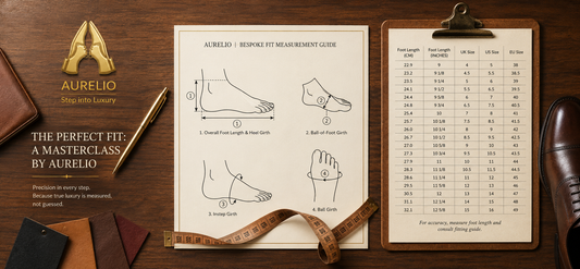 The Gentleman’s Guide to the Perfect Fit: How to Measure Your Feet for Luxury Footwear