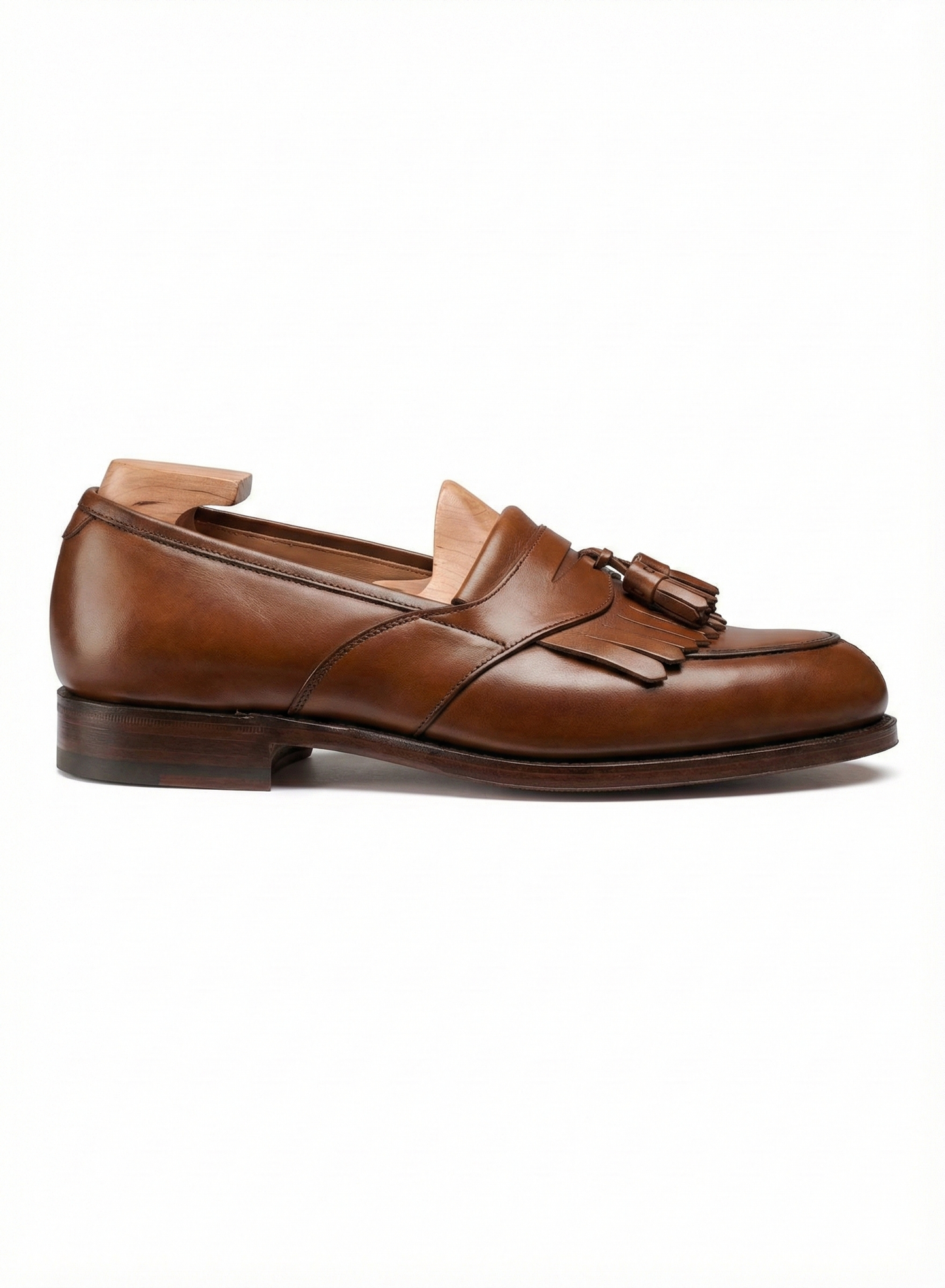 The Lorenzo Kiltie Loafer | Burnished Cognac