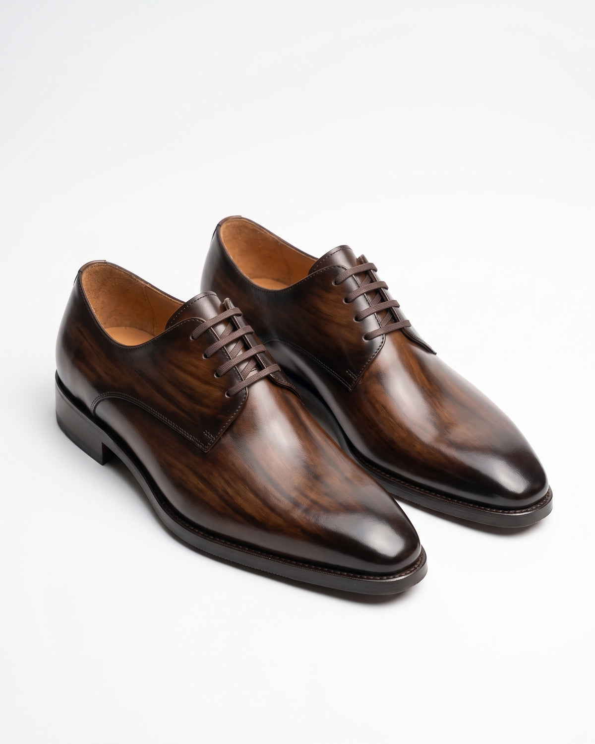 The Veridian Derby: Versatile Sophistication, Handcrafted in Brown Leather