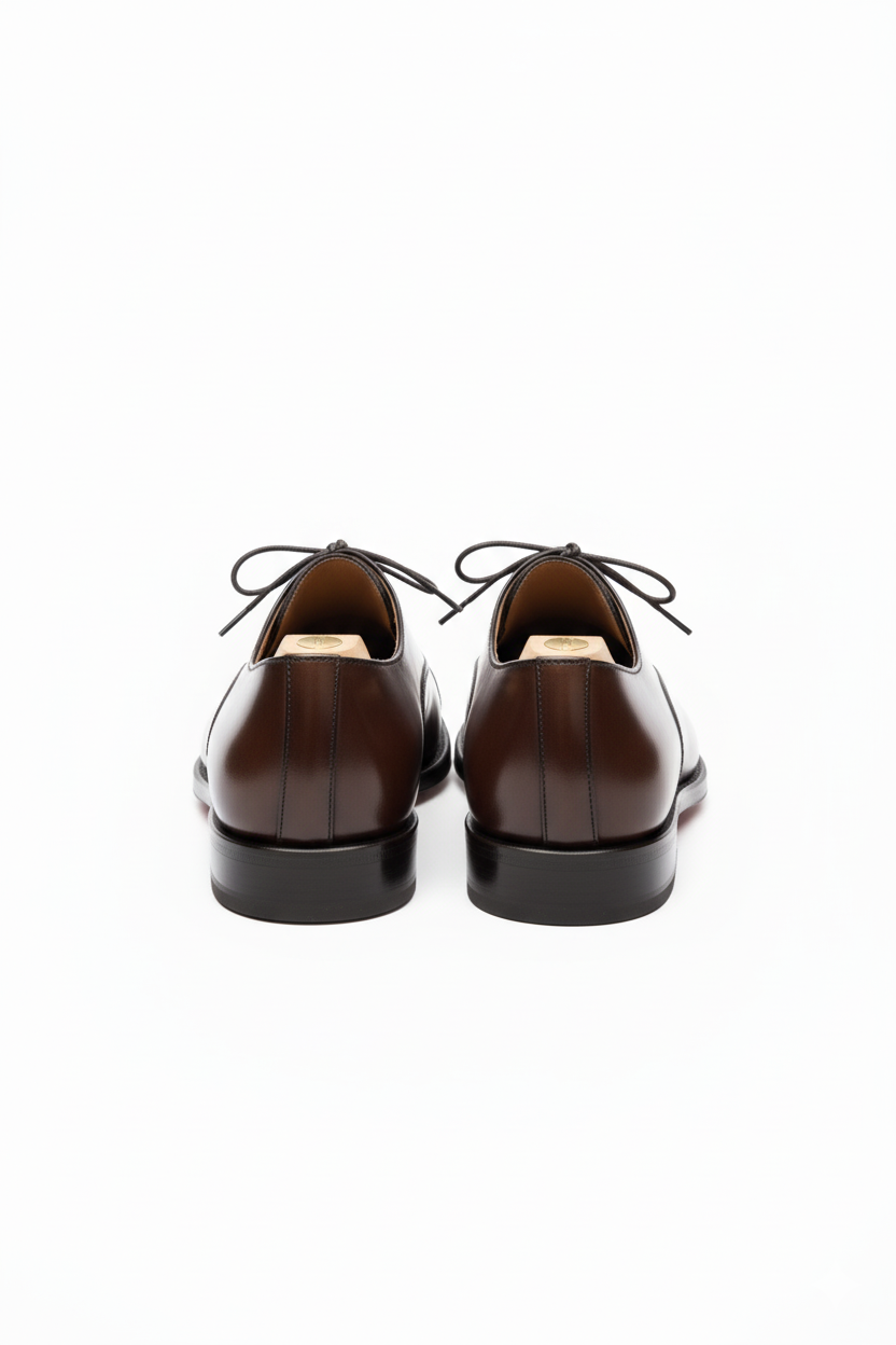 The 'Senator' Oxford | Hand-Polished Chocolate Calfskin