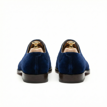 The Midnight Navy Velvet Derby