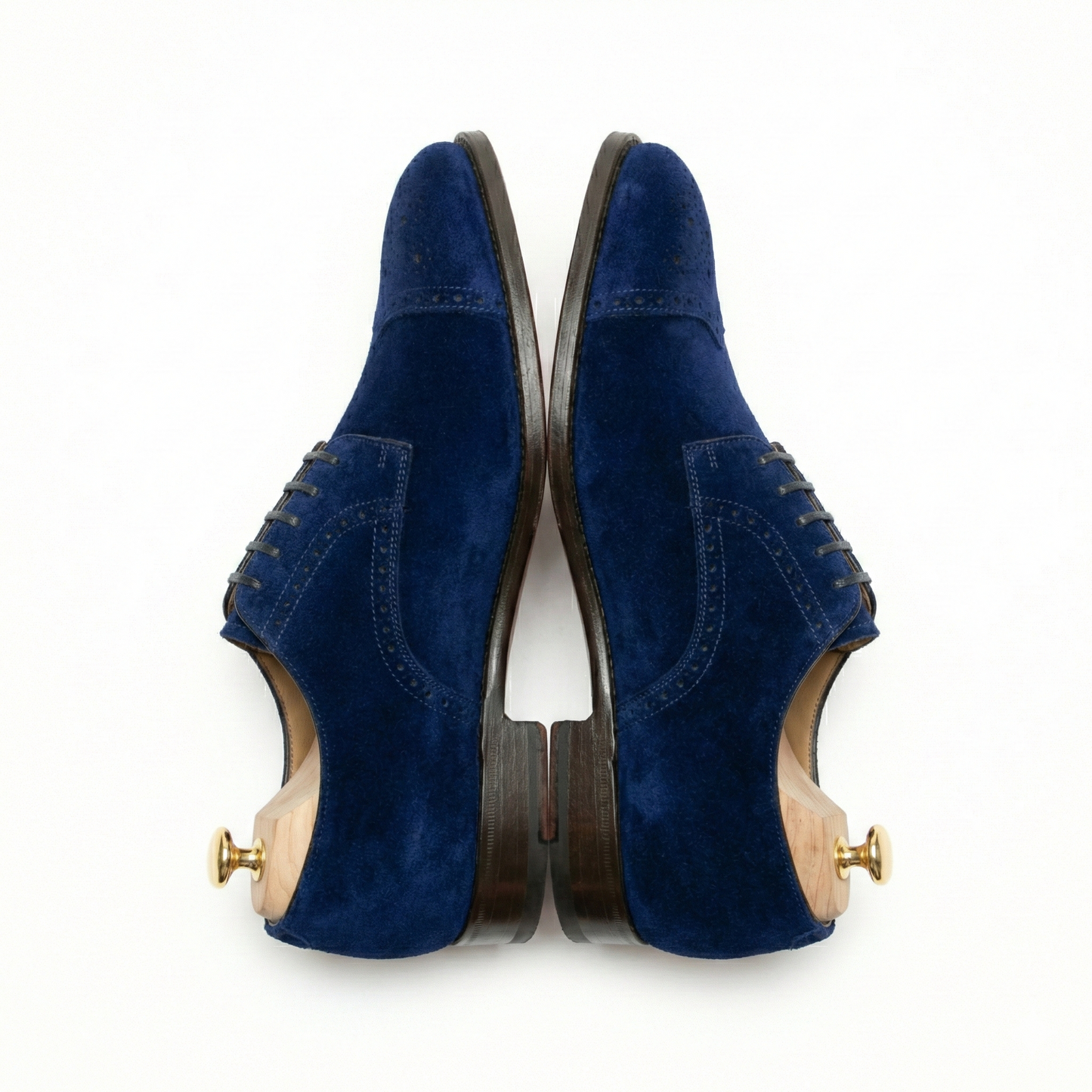 The Midnight Navy Velvet Derby