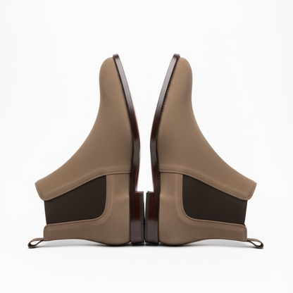 The Nomad: Taupe Suede Chelsea Boot