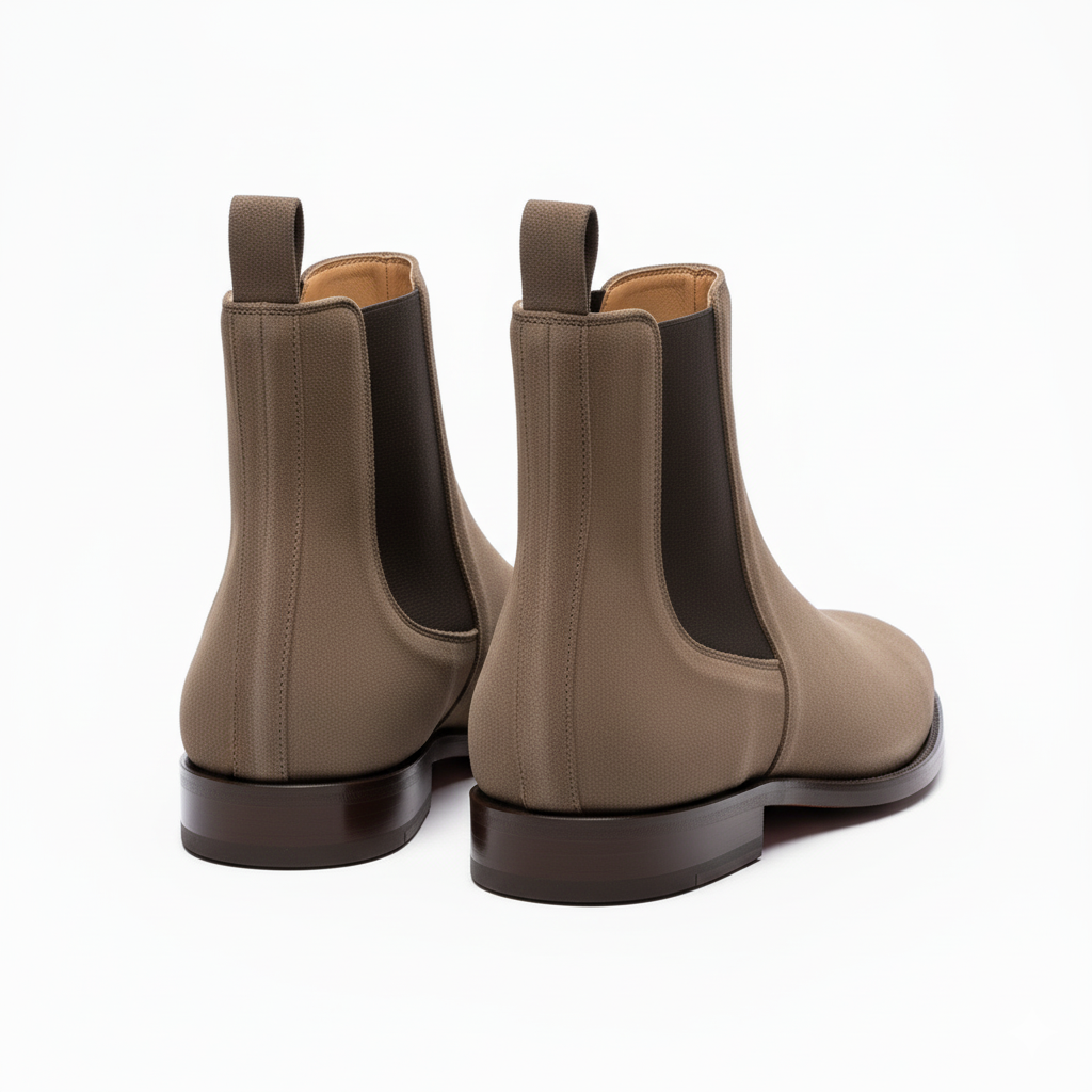 The Nomad: Taupe Suede Chelsea Boot
