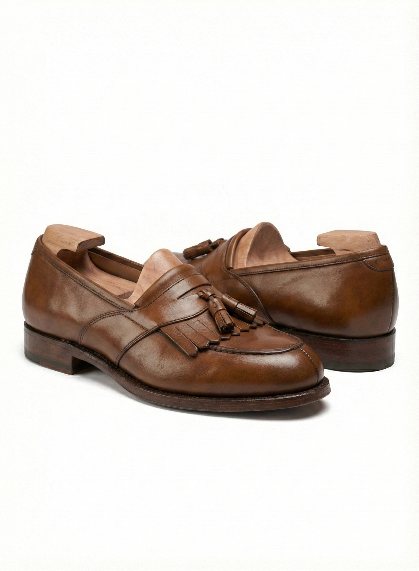 The Lorenzo Kiltie Loafer | Burnished Cognac