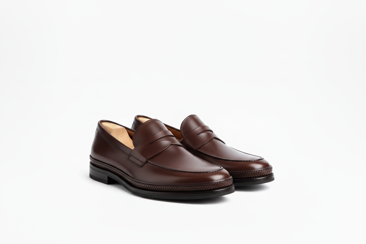 The Onyx Vanguard | Sculpted Penny Loafer