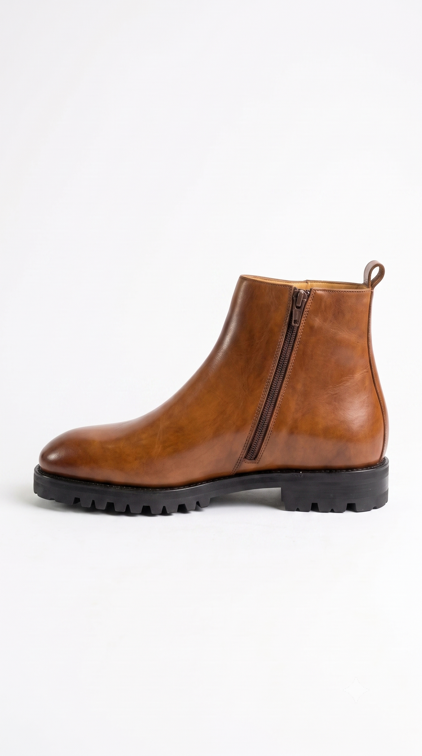 The Camden Chunky Leather Ankle Boot | AURELIO