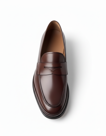 The Onyx Vanguard | Sculpted Penny Loafer