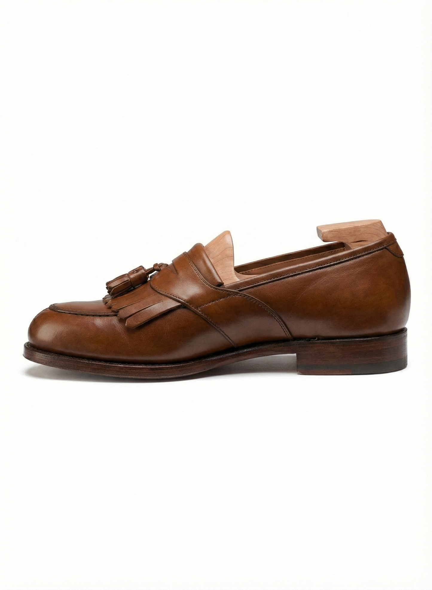 The Lorenzo Kiltie Loafer | Burnished Cognac