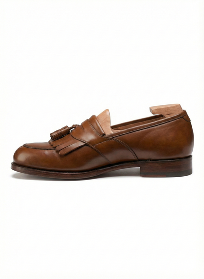 The Lorenzo Kiltie Loafer | Burnished Cognac