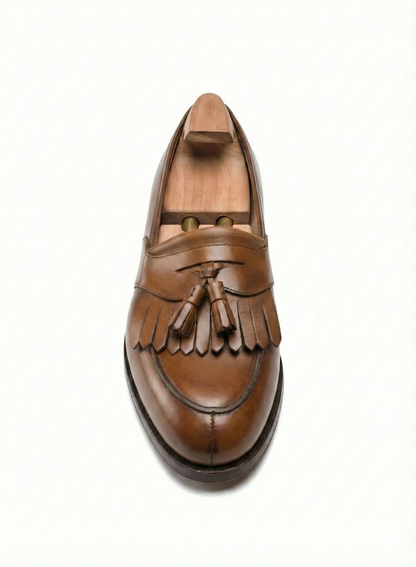 The Lorenzo Kiltie Loafer | Burnished Cognac