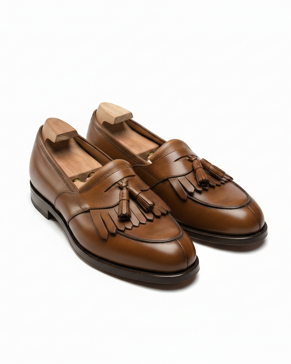 The Lorenzo Kiltie Loafer | Burnished Cognac