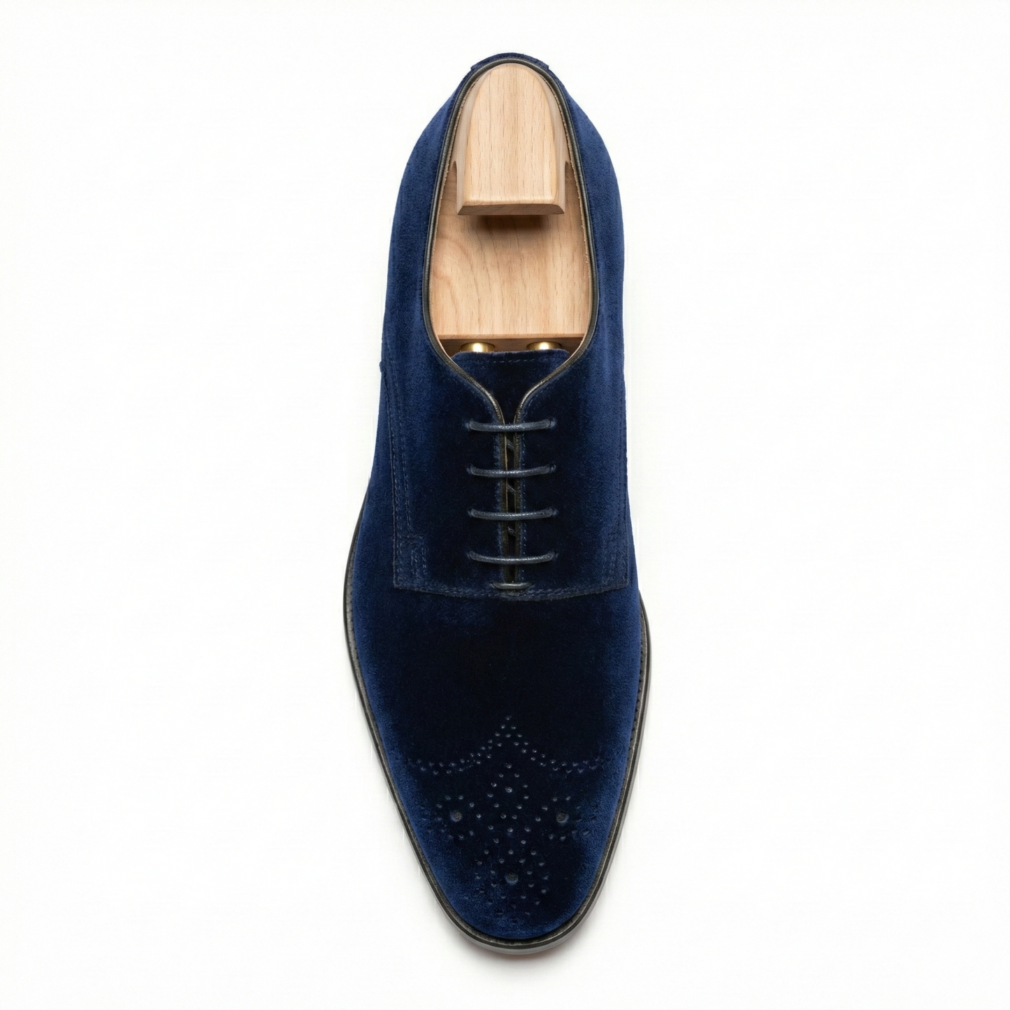 The Midnight Navy Velvet Derby
