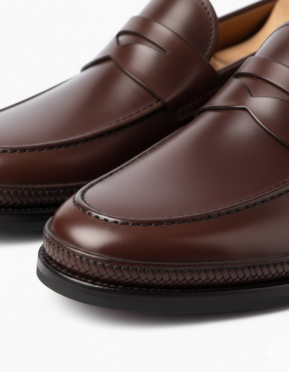 The Onyx Vanguard | Sculpted Penny Loafer