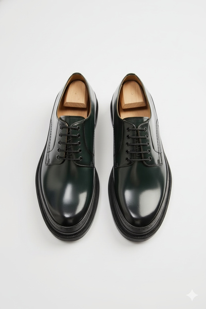 The Veridian Diplomat | Italian Calfskin, Lug Sole
