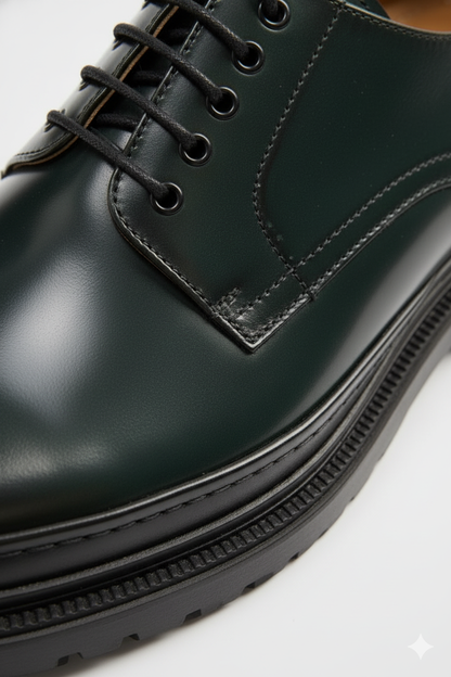 The Veridian Diplomat | Italian Calfskin, Lug Sole