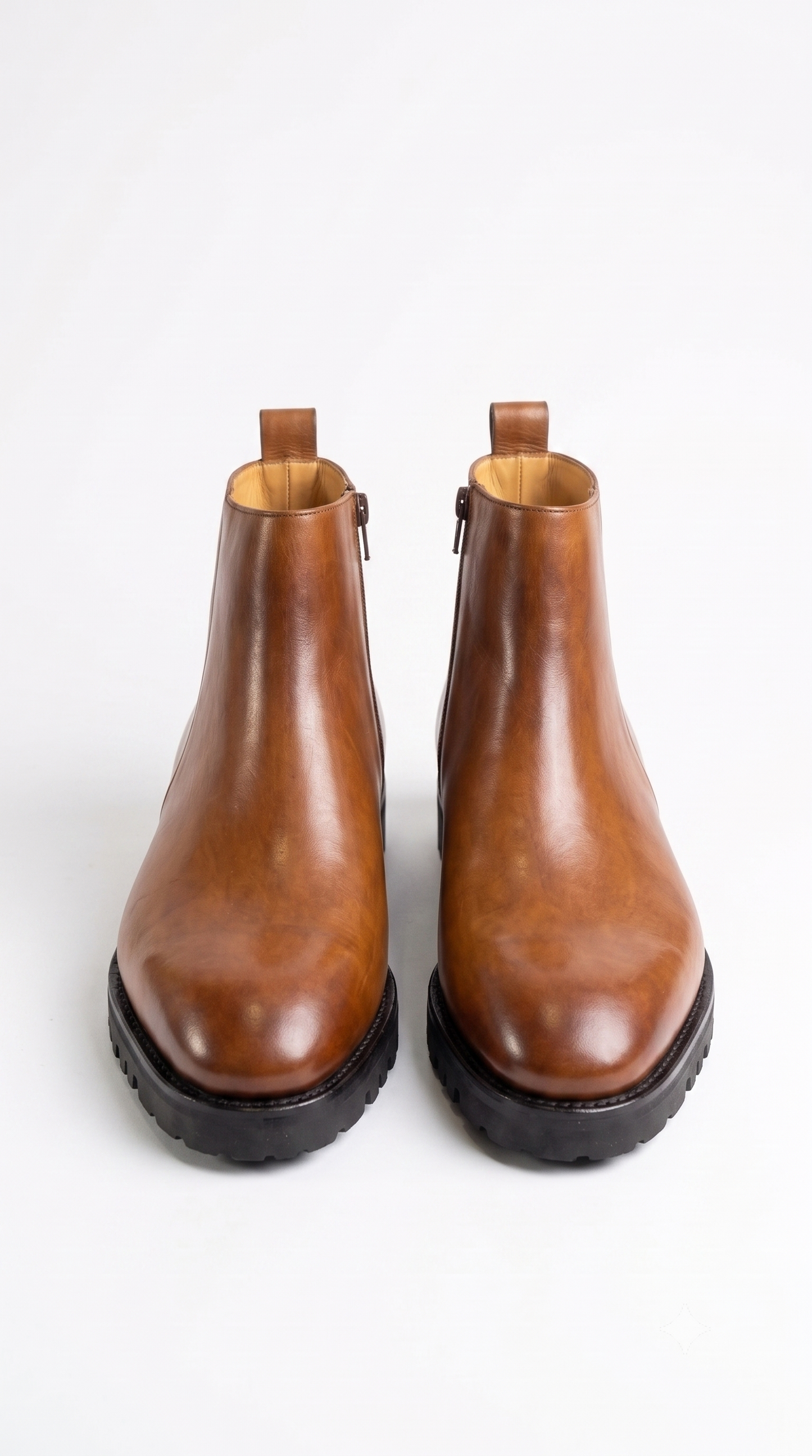 The Camden Chunky Leather Ankle Boot | AURELIO