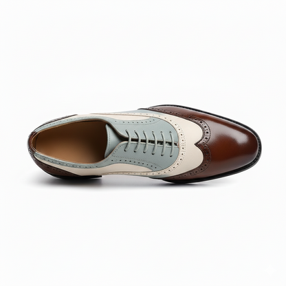The Cambridge Brogue | A study in contrast, a testament to style.