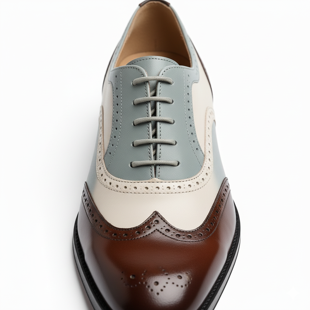 The Cambridge Brogue | A study in contrast, a testament to style.